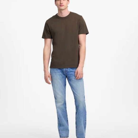 NWT Madewell Olive Green Garment-Dyed Allday Crewneck Tee - Small - Picture 12 of 12